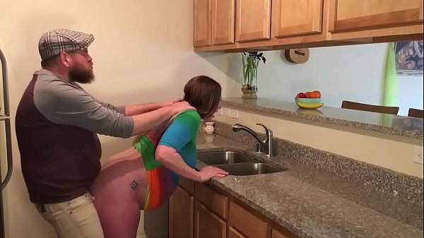 Rough Anal Surprise for Pregnant Milf in Kitchen Step Mother and Son Taboo Fuck - BunnieAndTheDude