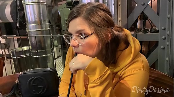 I control her pussy in public with a lovense lush - she moans and is embarassed