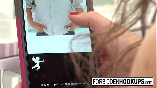 A food delivery turns into step-siblings banging