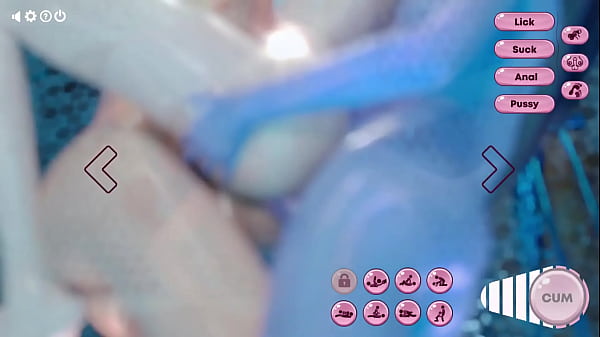 Three wet futa bitches fuck asses in the shower - animation futanari 3some sex
