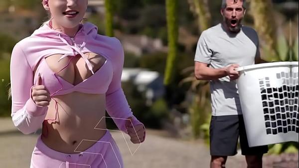 Tiny Blonde Teen Foster Stepdaughter Allie Nicole Threesome With New Foster StepFamily Stepmom Kit Mercer And Stepdad