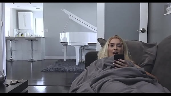 Hot step sister caught masturbating