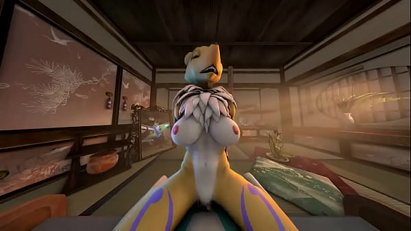 Renamon handjob e cow girl (primeira pessoa)