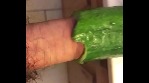 Big Dick Fucking a Hollow Cucumber.MOV