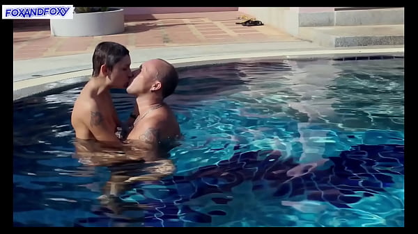 Outdoor sex compilation 3 in 1 - cum on face, cum in pool, creampie