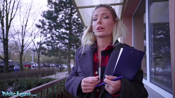 Public Agent Blonde Ozzie Isabelle Deltore fucks to save the bush