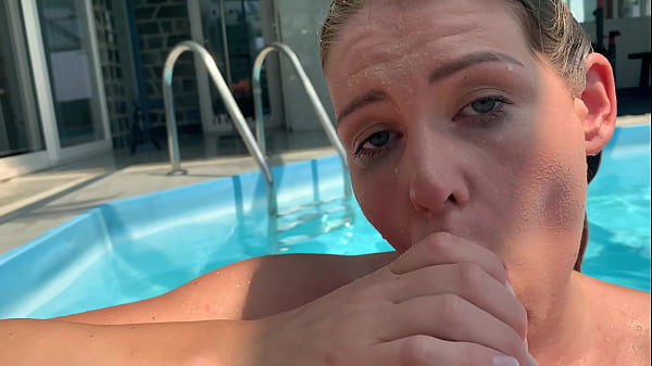 ANAL with mermaid in the pool