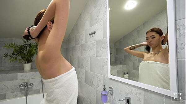 He fucked me hard in the bathroom and cum in my mouth