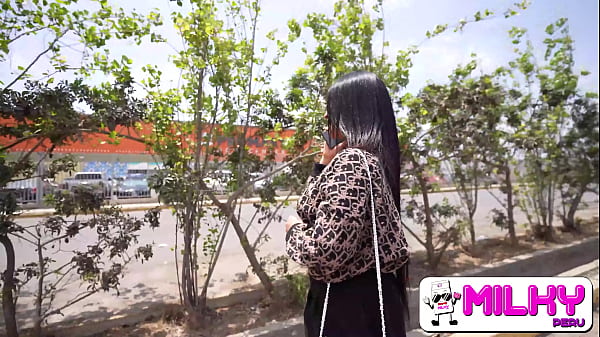 Peruana  pillada en las calles de peru