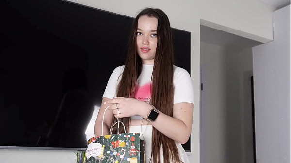 Stepsister brags about her purchase. Spent all the money I had to fuck her.