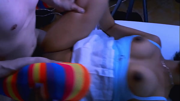 The narrow staircase in the apartment caused the boy and the girl to accidentally bump into each other while going up together. Thumbnail