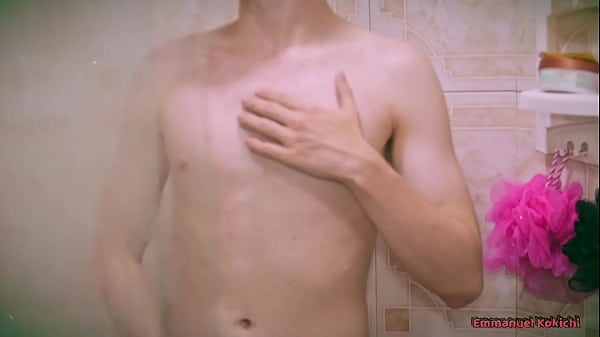 Cute Twink Emmanuel Kokichi Giving Himself a Foamy Handjob In The Shower