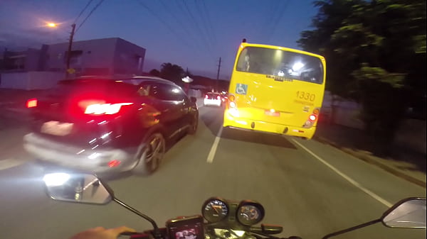 Hot delivery boy picking up a runner on deliveries Thumbnail