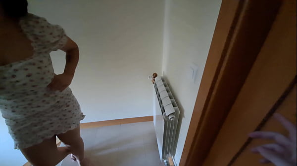 Wife hides in a travel and gets anal creampie from her husband's best friend