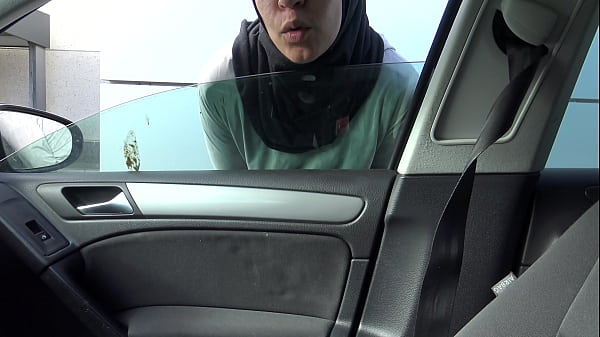 perverted tourist picks up a naughty Muslim street prostitute