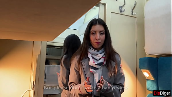 The guilty train conductor offered a premium service to the passenger - Anal and Cumwalk