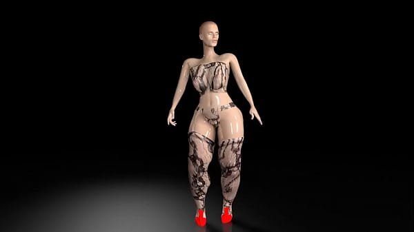 Big Butt Booty 3D Models Thumbnail