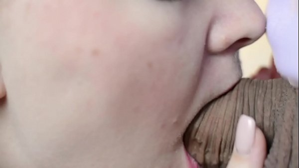 Blowjob oral creampie close-up