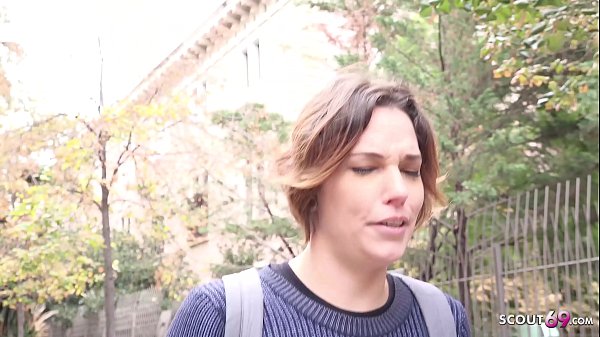 GERMAN SCOUT - SHORT HAIR BIG CLIT TATTOO MILF SILVIA TALK TO FUCK AT PICK UP CASTING