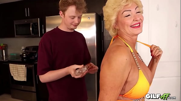 70 year Old GILF Seka Greased up and FUCKED HARD - GILFAF