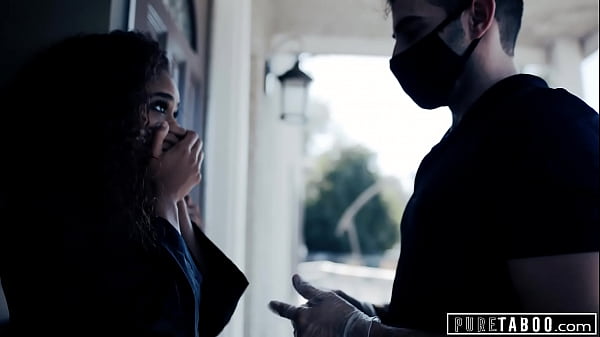 PURE TABOO Cheating Scarlit Scandal Lets the Delivery Guy In During Pandemic