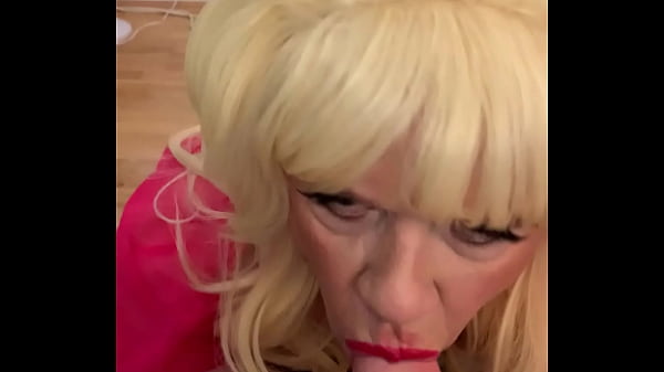 Mandy sucks more cock in pink