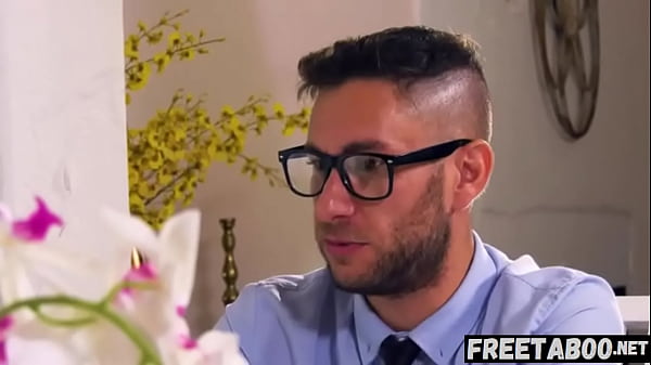 Sneaky Handjob To Her Husband's Boss Under The Table - Full Movie On FreeTaboo.Net