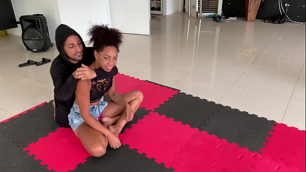 Lutando jiu jtso com a novinha!