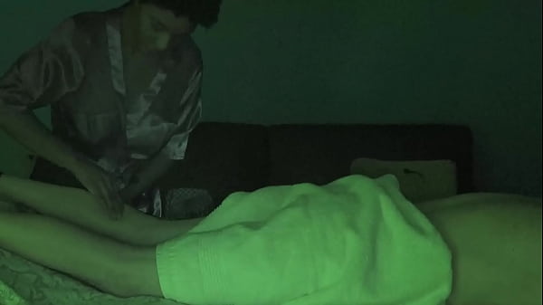 Old Dude gets 'In Call' Massage Bare Back Blow Job (Regular Version)