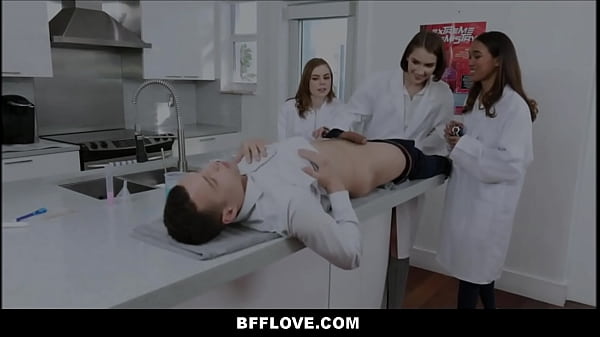 Petite Teen StepSister Natalie Porkman And Best Friends Aria Skye & Riley Grey Threesome With StepBrother During Science Experiment POV