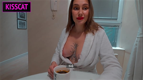 S2E2: Step mom lets step son lie in share bed and jerking him, but unexpected hard fuck with facial