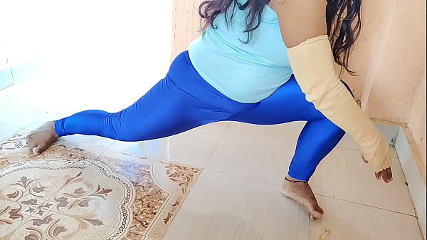 Hot sexy yoga teacher's doggy style fuck Thumbnail