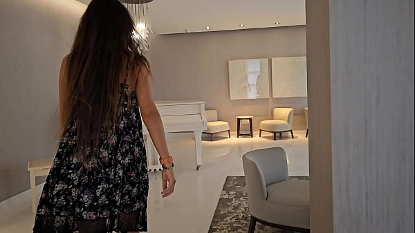 In visit without panties # Play Sexy while hosts was out for 10 minutes to pick up another guests