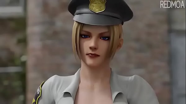 female cop want my cock 3d animation