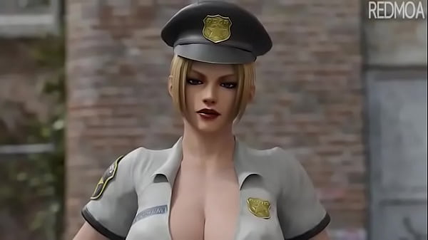 female cop want my cock 3d animation