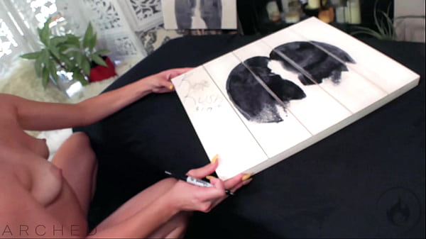 Bubble butt Katie Kush gets oiled up and creampied in ARCHED