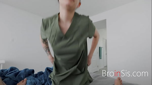 Petite Stepsis In Nurse Costume Rides Me With Her Bubble Butt