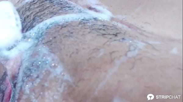 Violeta goddess gets her tight pussy shaved and fucked followed by a huge creampie!