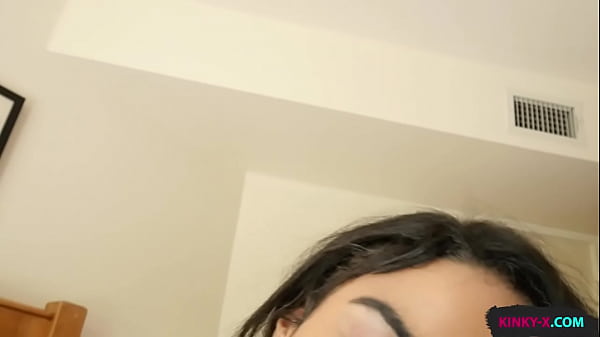 My stepsister rode me like a cowgirl and made me cum right in her mouth - Maya Bijou