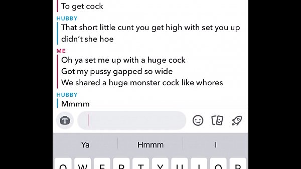 Sexting and Cuckolding Husband on Snap chat