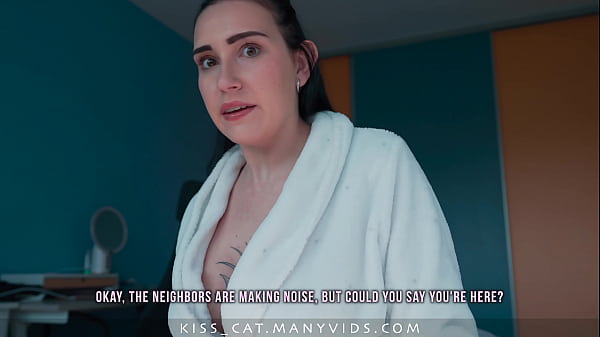 oops, did Jerk on Stepmother? Caught step son twice cum inside young stepmom. Surprise hot fuck Kisscat