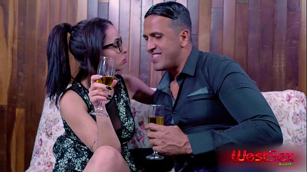 Hidden from everyone, while there was a party in the living room, I took the naughty girl to the back room to fuck and fuck her nicely