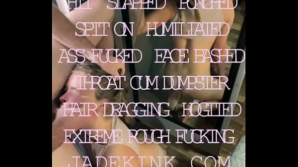 Debased and demeaned girlfriend gets face full of cum