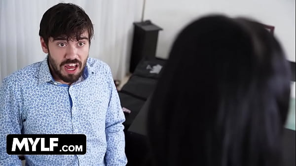 Mischievous Boyfriend Tricks His Girlfriend's Stepmom And Sneaks The Condom Off To Cum Inside Her