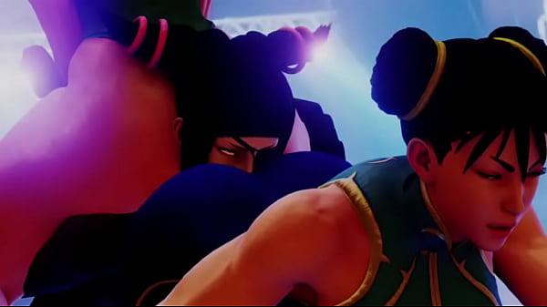 Chun-Li and Cammy White X Juri Han Ass Worship Thumbnail