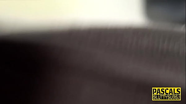 Busty submissive milf gobbles cock