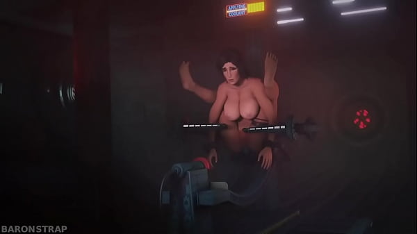 Lara Croft in the Orgasm Machine