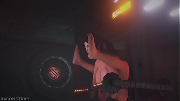 Lara Croft in the Orgasm Machine