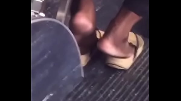 Slow Mo Creep Shot Mature Black Feet Thumbnail