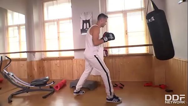 Boxing, Sucking, Cumming: Blowjob Workout At The Gym Thumbnail